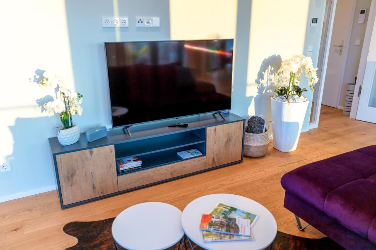 Cabana - Theview - Terrasse - Waterfront - Kostenloser Parkplatz - Wifi Olsztyn Bagian luar foto